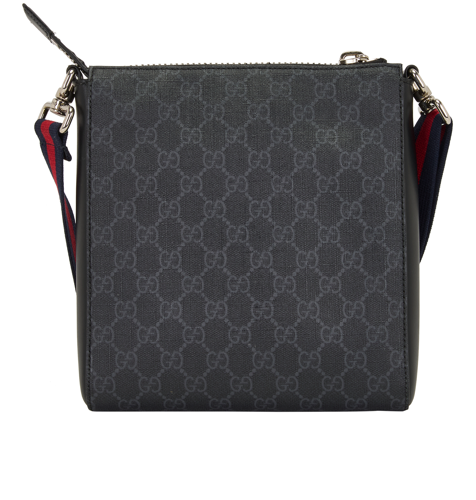 GG Messenger, &pound;495, Handbags, Black, Canvas, Back view
